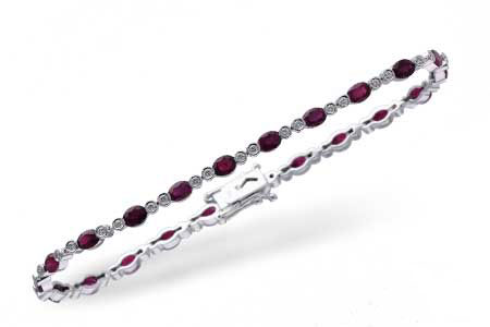 A238-90295: BRACELET 4.08 RUBY 4.55 TGW