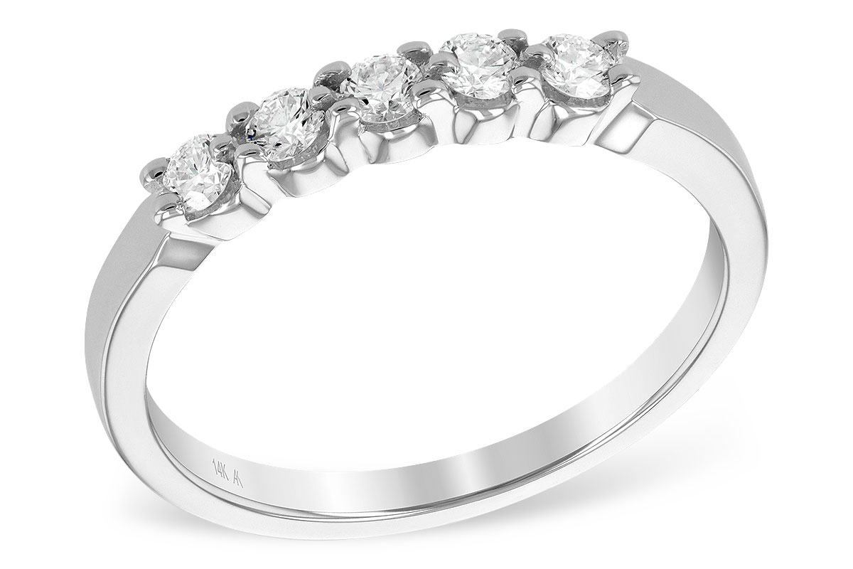 A240-67559: LDS DIA WED RG .25 TW (5 STONES)