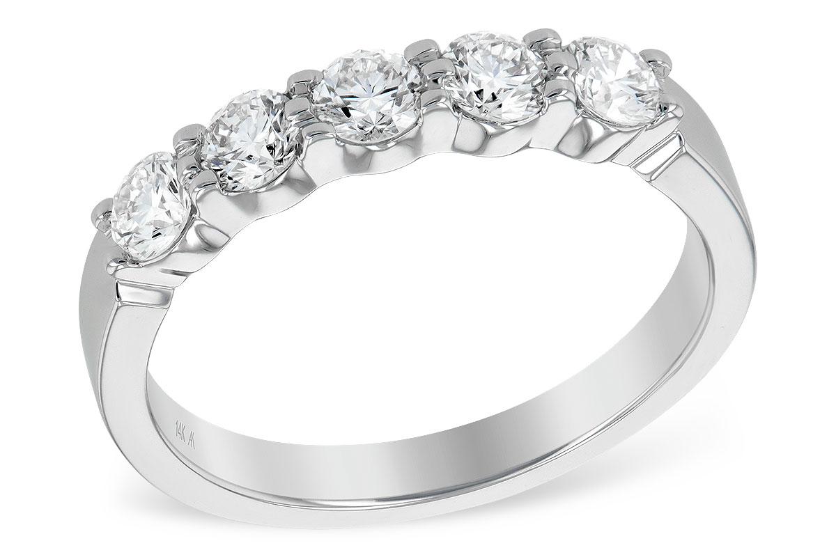 A241-62131: LDS DIA WED RG .75 TW (5 STONES)