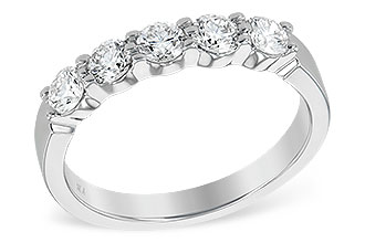 A241-62131: LDS DIA WED RG .75 TW (5 STONES)
