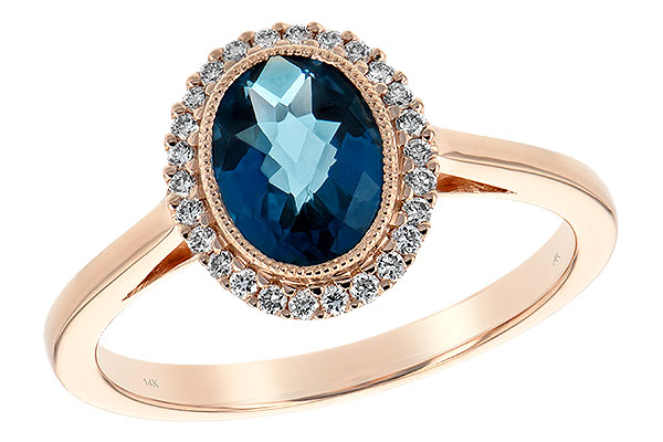 A244-28477: LDS RG 1.27 LONDON BLUE TOPAZ 1.42 TGW