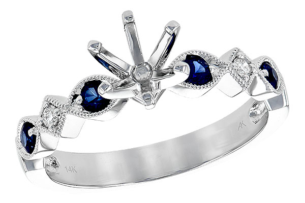 A245-18477: LDS SEMI DIA RG .20 SAPP .24 TGW