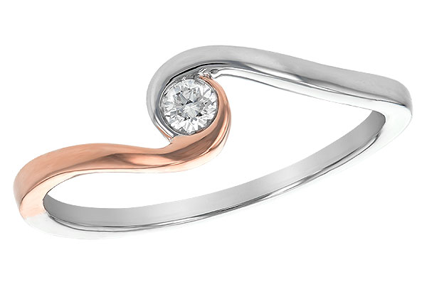 A245-23968: C244-32104 W/ ROSE GOLD TRIM .07 BR