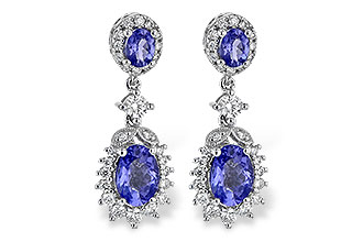 A245-23995: EARR 1.80 TW TANZANITE 2.33 TGW