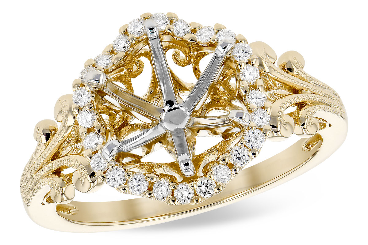 A327-92131: LDS SEMI DIA RG .20 TW (FOR 2.00 CTR)