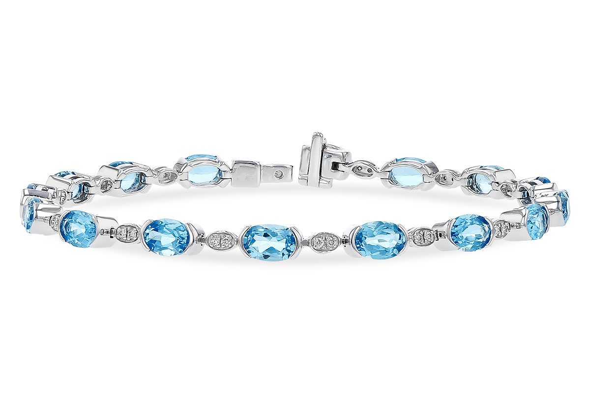 A328-82095: BRACELET 7.80 SWISS BLUE TOPAZ 7.96 TGW