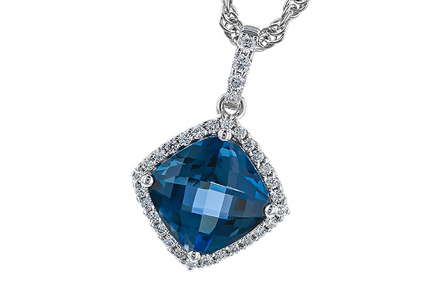 A328-85768: NECK 1.09 LONDON BLUE TOPAZ 1.20 TGW