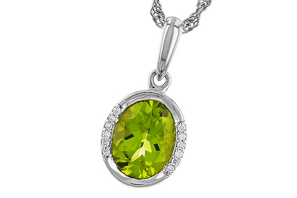 A328-85795: NECKLACE 1.72 TW PERIDOT 1.75 TGW (9x7 PER)