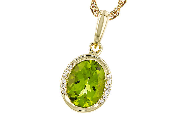 A328-85795: NECKLACE 1.72 TW PERIDOT 1.75 TGW (9x7 PER)