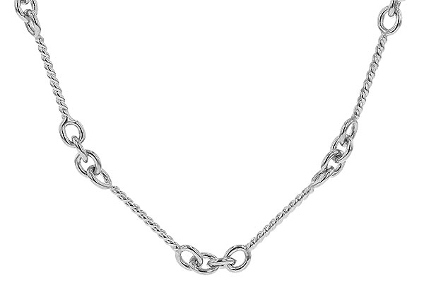 A328-87622: TWIST CHAIN (18", 0.8MM, 14KT, LOBSTER CLASP)