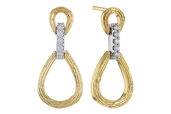 A329-73940: EARRINGS .07 TW