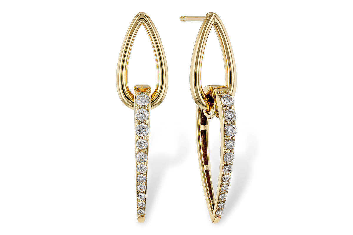A329-73968: EARRINGS .75 TW