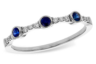 A329-75768: LDS WED RG .16 SAPPHIRE .25 TGW