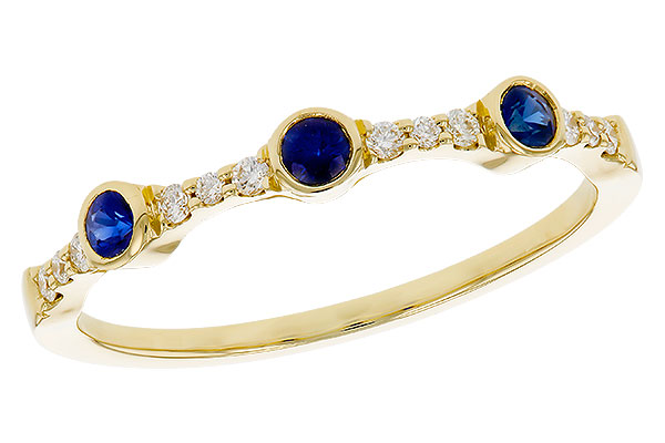 A329-75768: LDS WED RG .16 SAPPHIRE .25 TGW