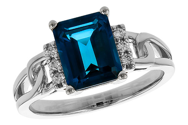 A329-79386: LDS RG 2.42 LONDON BLUE TOPAZ 2.50 TGW (9x7MM LBT)