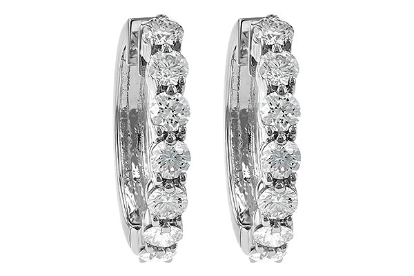 B056-12104: EARRINGS 2 CT TW