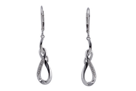 B239-75740: EARRINGS .03 TW