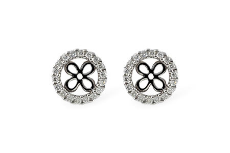 B242-49386: EARRING JACKETS .30 TW (FOR 1.50-2.00 CT TW STUDS)