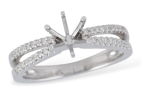 B243-39386: LDS SEMI DIA RG .18 TW