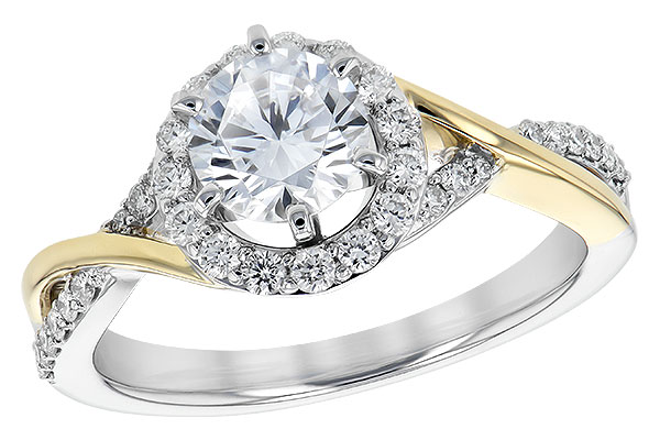 B244-34877: LDS SEMI DIA RG .31 TW