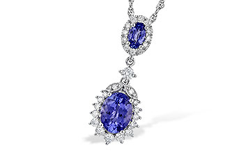 B245-23995: NECK 1.26 TW TANZANITE 1.60 TGW