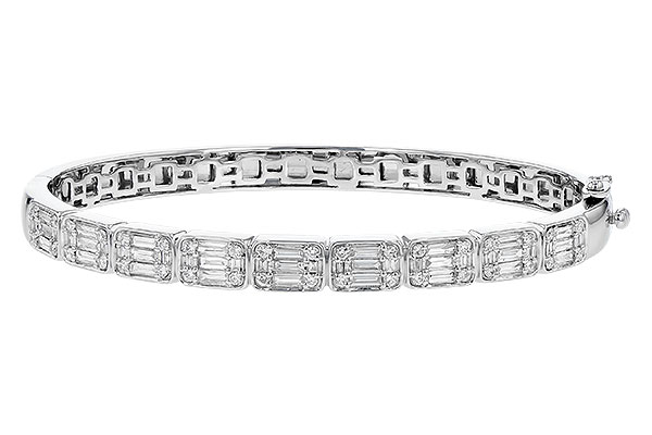 B327-93968: BANGLE 1.25 TW BAGUETTES