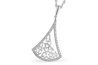 B327-96668: NECKLACE .50 TW