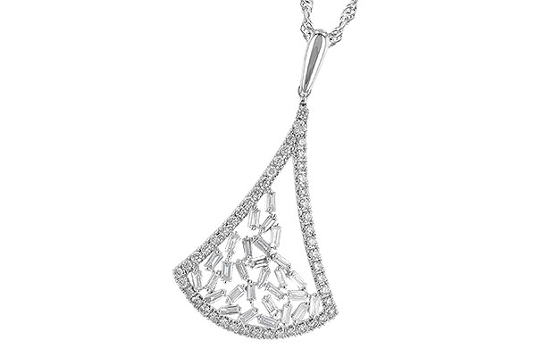B327-96668: NECKLACE .50 TW