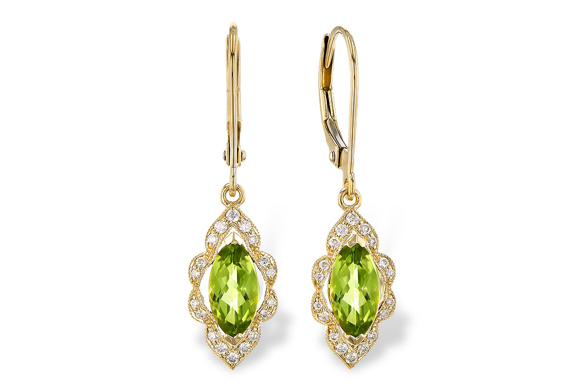 B327-97613: EARR 1.25 PERIDOT 1.40 TGW
