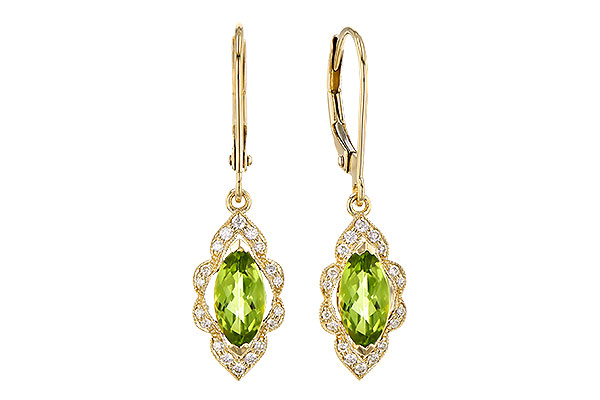 B327-97613: EARR 1.25 PERIDOT 1.40 TGW