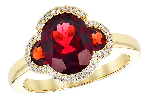 B327-97631: LDS RG 3.29 TW GARNET 3.45 TGW