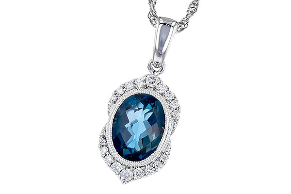 B327-99431: NECK 1.96 LONDON BLUE TOPAZ 2.10 TGW