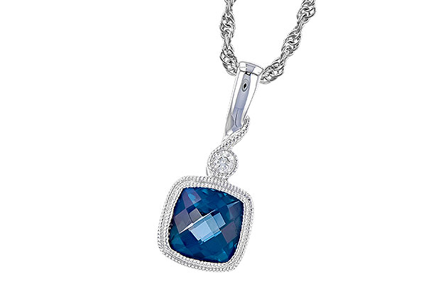 B328-82095: NECK 1.05 LONDON BLUE TOPAZ 1.07 TGW