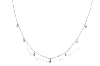 B328-83077: NECKLACE .12 TW (18")