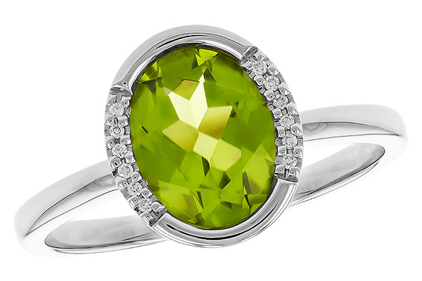 B328-85795: LDS RG 1.72 TW PERIDOT 1.75 TGW (9x7 PER)