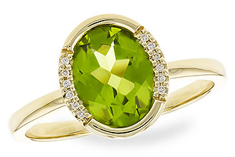 B328-85795: LDS RG 1.72 TW PERIDOT 1.75 TGW (9x7 PER)