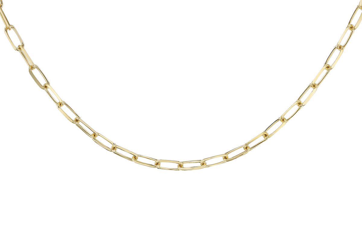 B328-87604: PAPERCLIP LG (24IN, 4.0MM, 14KT, LOBSTER CLASP)