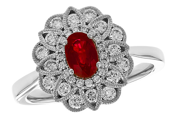 B328-89395: LDS RG .55 TW RUBY 1.07 TGW (6x4MM RUBY)