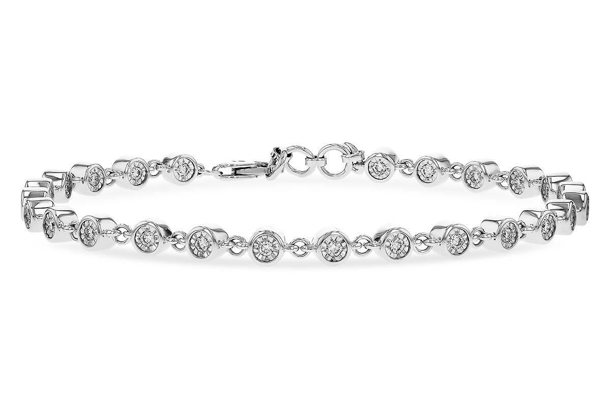 B329-73040: BRACELET .70 TW (7")
