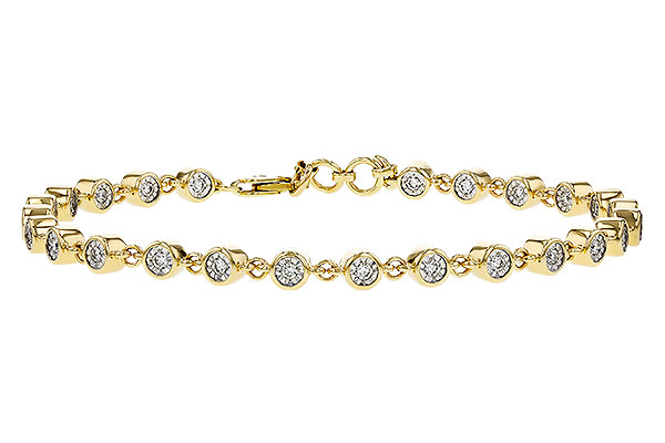 B329-73040: BRACELET .70 TW (7")