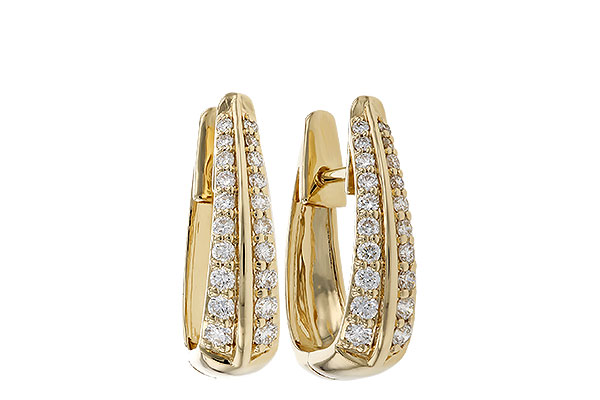 B329-75768: EARRINGS .50 TW