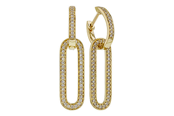 B329-75813: EARRINGS .54 TW
