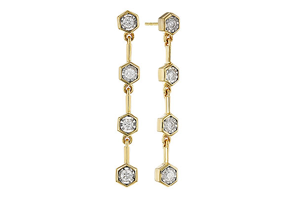 B329-79413: EARRINGS .25 TW