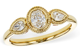 B329-80349: LDS DIA RG .60 TW FANCY CUT DIAMONDS
