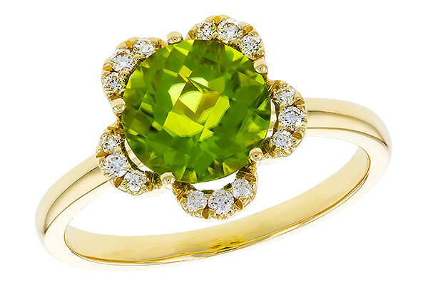 B329-81195: LDS RG 2.16 PERIDOT 2.28 TGW (8MM RD)