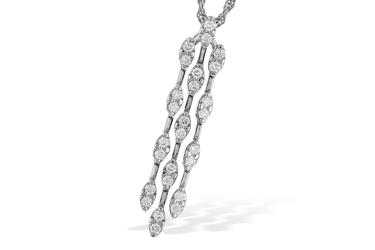 B330-63977: NECKLACE .48 TW