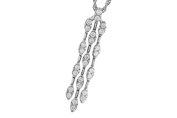 B330-63977: NECKLACE .48 TW