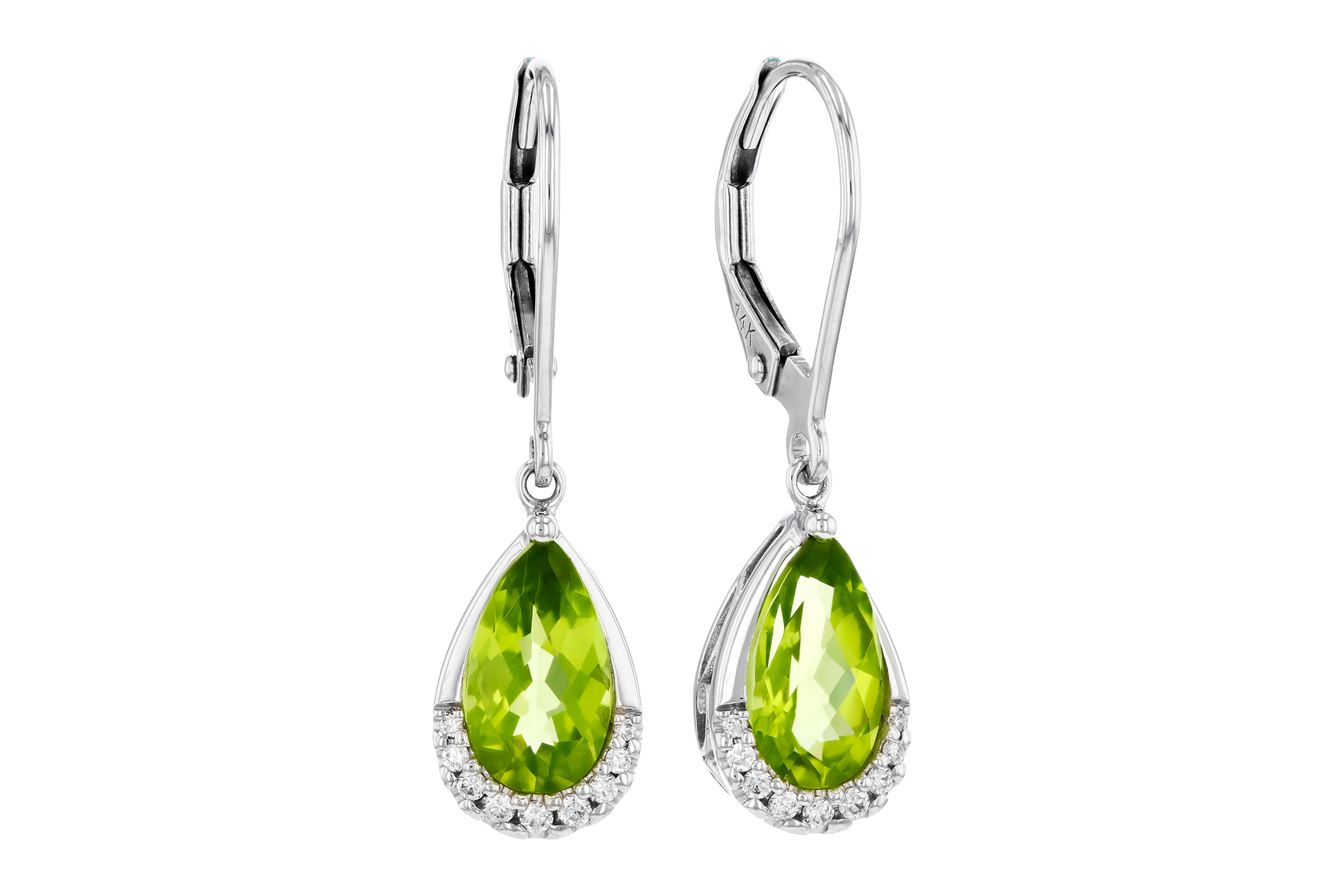 B330-65740: EARR 1.85 PERIDOT 1.94 TGW (9x5MM PS)