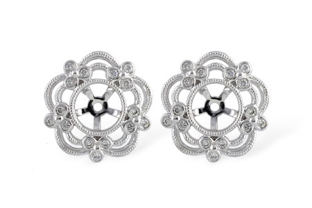 C240-67631: EARRING JACKETS .16 TW (FOR 0.75-1.50 CT TW STUDS)