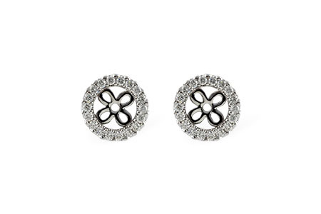 C242-49377: EARRING JACKETS .24 TW (FOR 0.75-1.00 CT TW STUDS)